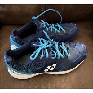 YONEX Power Cushion 50 Badminton pickleball Court Shoe Men 11.5M 2 Tone Blue